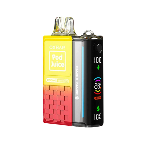Fruity Pebz Oxbar Magic Maze – nostalgic cereal vape flavor in pod juice collab.