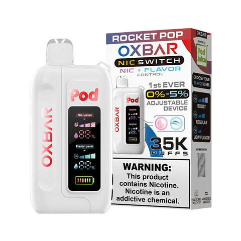 Oxbar Nic Switch 35K Disposable – Rocket Pop flavor