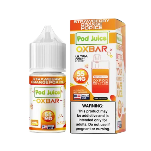 Straw Watermelon Dragonfruit by Oxbar x Pod Juice – exotic fruit-flavored synthetic salt e-liquid