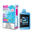 Blue Raz LTX Punch Edition vape with Blueberry Punch flavor, Mega HD screen, and 25K puffs capacity.