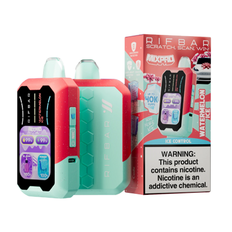Rifbar MixPro 40K Disposable – Watermelon Ice flavor