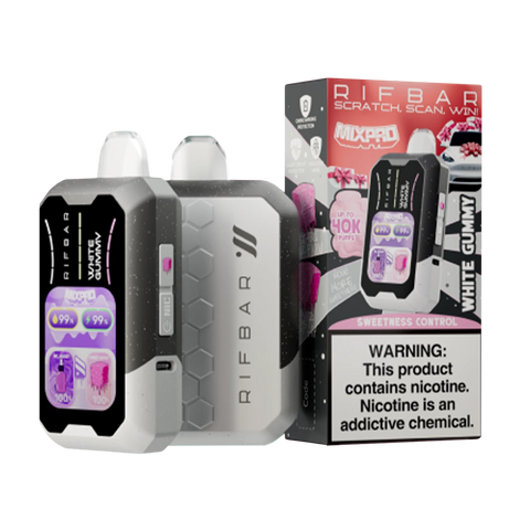 Rifbar MixPro 40K Disposable – White Gummy flavor