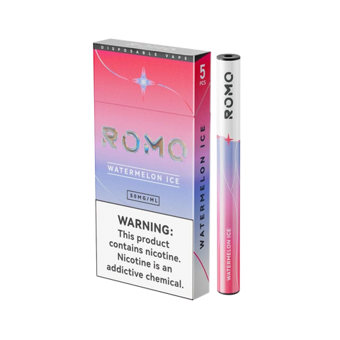 Romo Disposable Vape 5PK – Watermelon Ice
