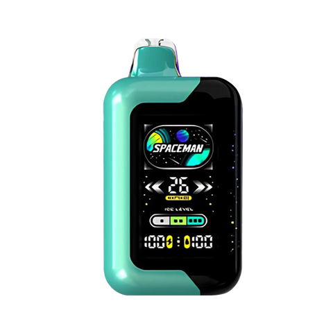 Fresh Mint Spaceman SP40000 vape – clean, icy flavor in a high-tech zero nicotine device