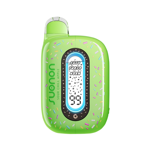 Suonon Donete 50K Disposable Vape in Sour Chill Apple flavor – tart green apple with icy cool exhale