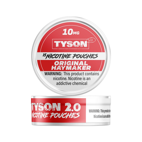 Tyson 2.0 Haymaker 10mg – Strong Unflavored Option