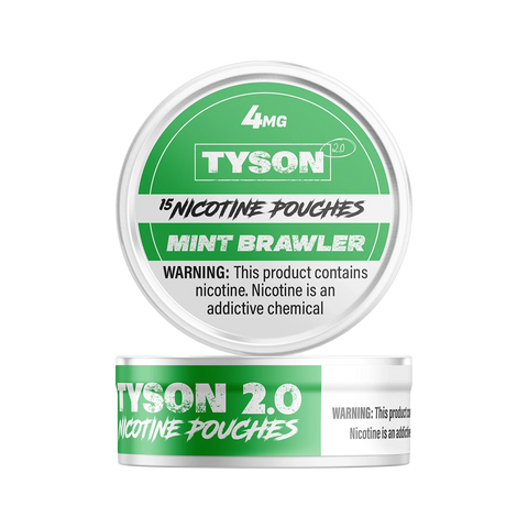 Tyson 2.0 Mint Brawler 4mg – Mint Nicotine Pouches