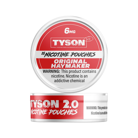 Tyson 2.0 Haymaker 6mg – Pure Nicotine, No Flavor