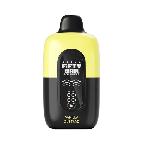 Fifty Bar V2 20K Disposable Vape – Vanilla Custard.