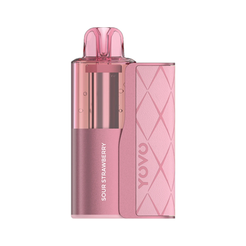 Sour Strawberry YOVO JB50000 Disposable Vape Pod – 50,000 puff salt nic flavor