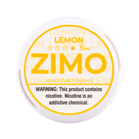 Zimo Nicotine Pouches - 3mg Lemon flavor with bright citrus twist