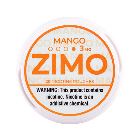 Zimo Nicotine Pouches - 3mg Mango flavor with juicy tropical taste