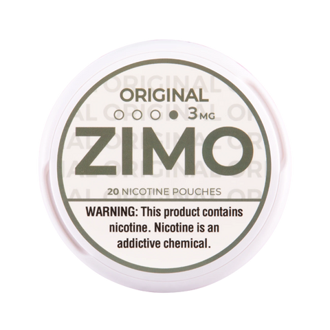 Zimo Nicotine Pouches - 3mg Original flavor-free for clean nicotine delivery