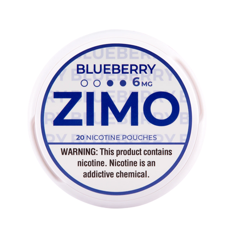 Zimo Nicotine Pouches - 6mg Blueberry flavor with clean berry notes