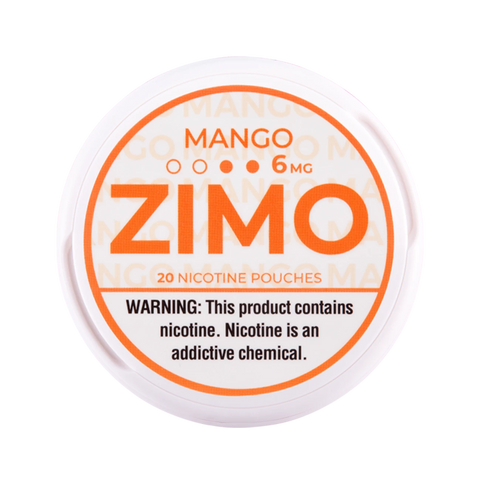 Zimo Nicotine Pouches - 6mg Mango flavor offering juicy tropical aroma