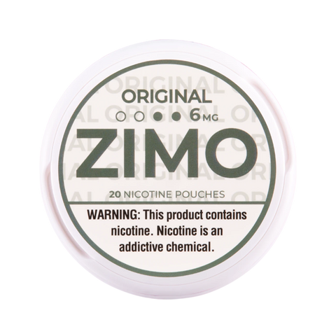 Zimo Nicotine Pouches - 6mg Original unflavored option for pure delivery