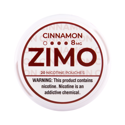 Zimo Nicotine Pouches - 8mg Cinnamon flavor with intense spicy warmth