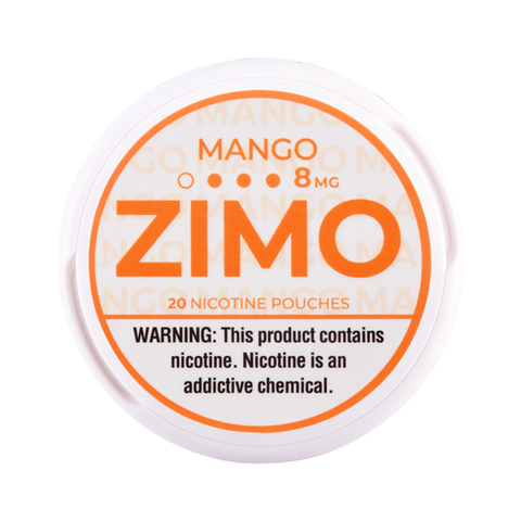 Zimo Nicotine Pouches - 8mg Mango flavor with bright, tropical punch