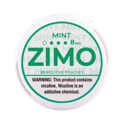 Zimo Nicotine Pouches - 8mg Mint flavor for sharp, clean refreshment
