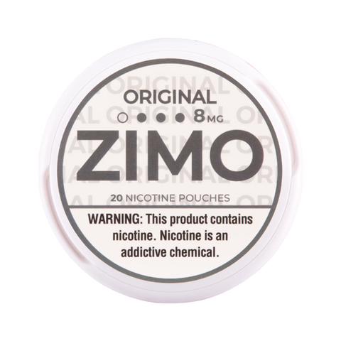 Zimo Nicotine Pouches - 8mg Original flavor-free for powerful clean hit