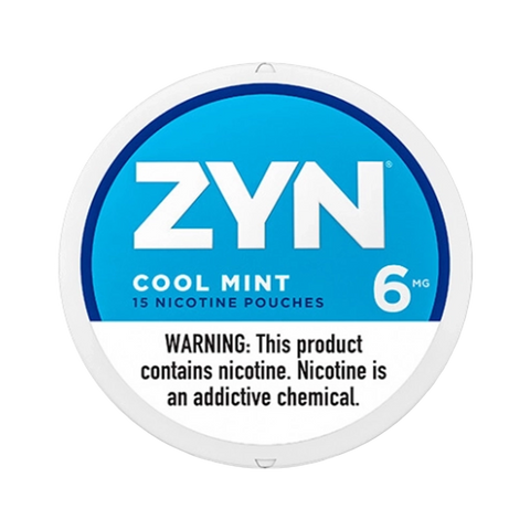 ZYN Nicotine Pouches Cool Mint flavor clean nicotine