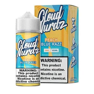 CLOUD NURDZ - ICED BLUE RASPBERRY LEMON 100ML - Vape City USA