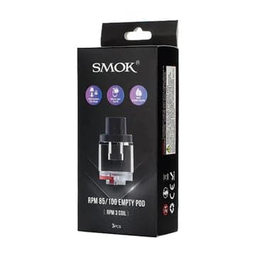 SMOK RPM 85 EMPTY Replacement Pod Cartridge - 3PK - Vape City USA